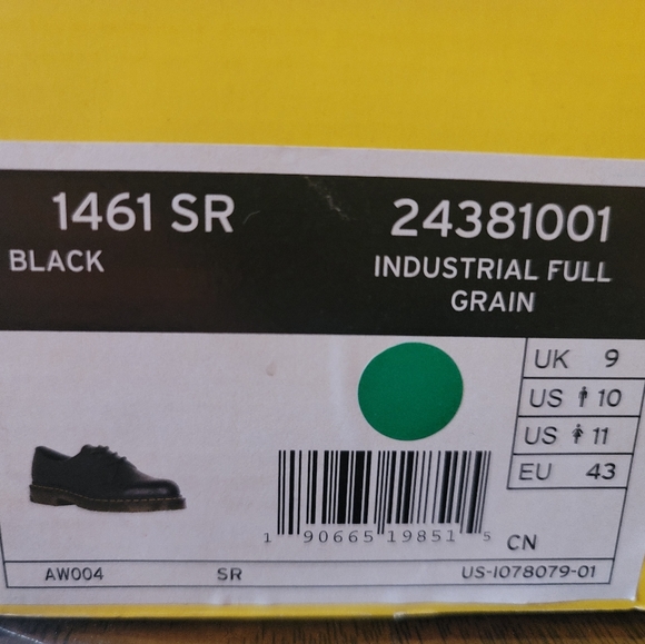 Dr martens 1461 slip resistant w/box main image 4